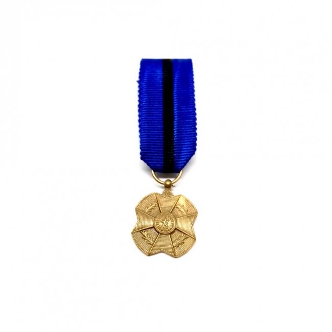 Médaille bronze de l'Ordre de Lépold II - réduction
