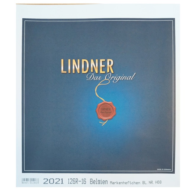 LINDNER supplément Belgique 2021 / carnets