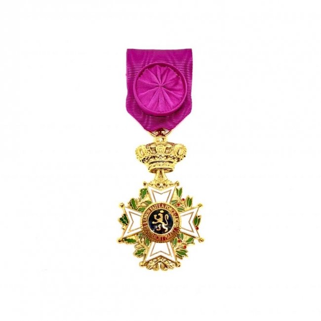 Officier de l'ordre de Léopold militaire - modèle officiel