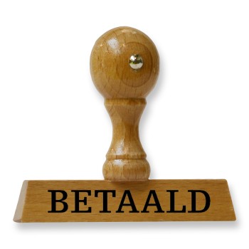 Handstempel betaald