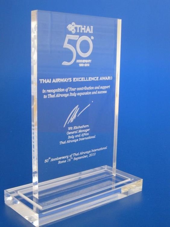 Trofee in acryl / award in plexi