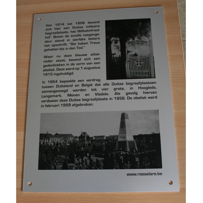 Plaques nominatives en aluminium, AVEC IMPRESSION