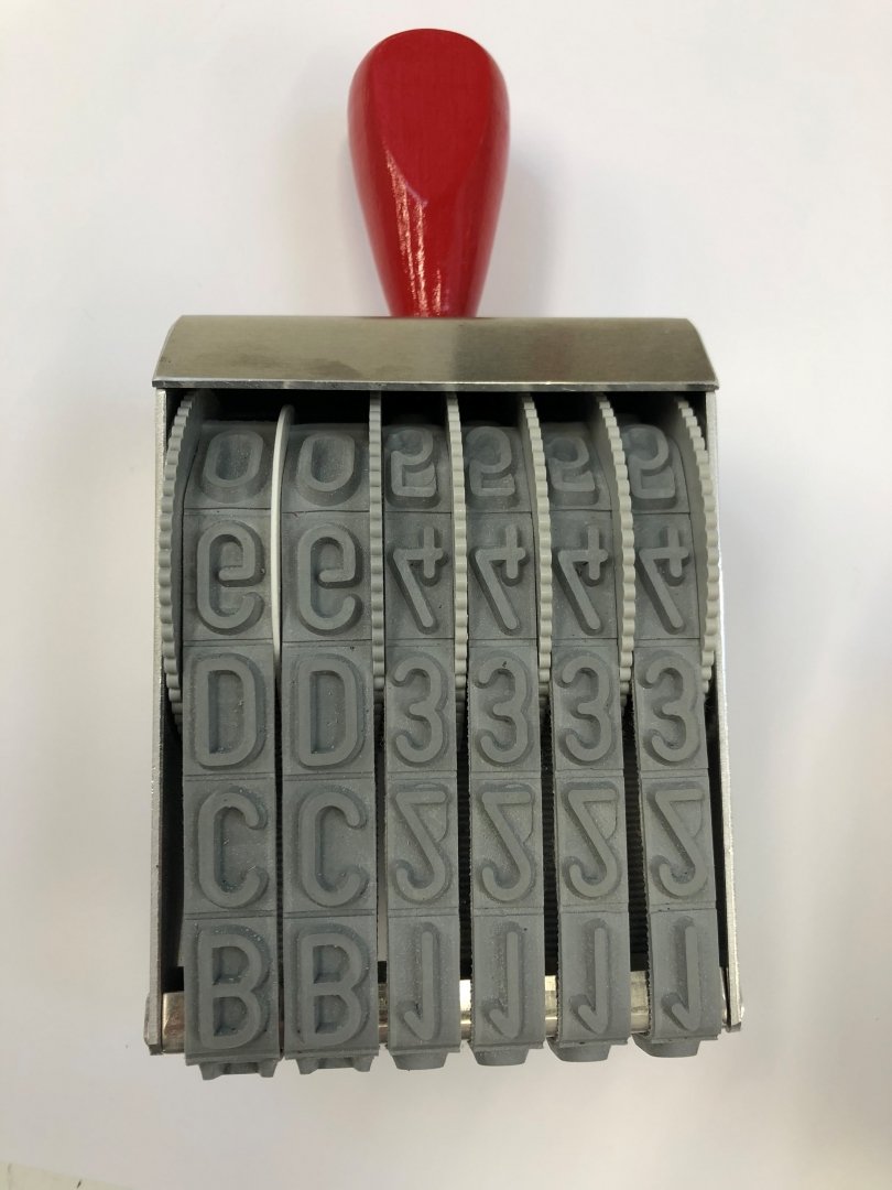 Cachets avec bandes changeables
