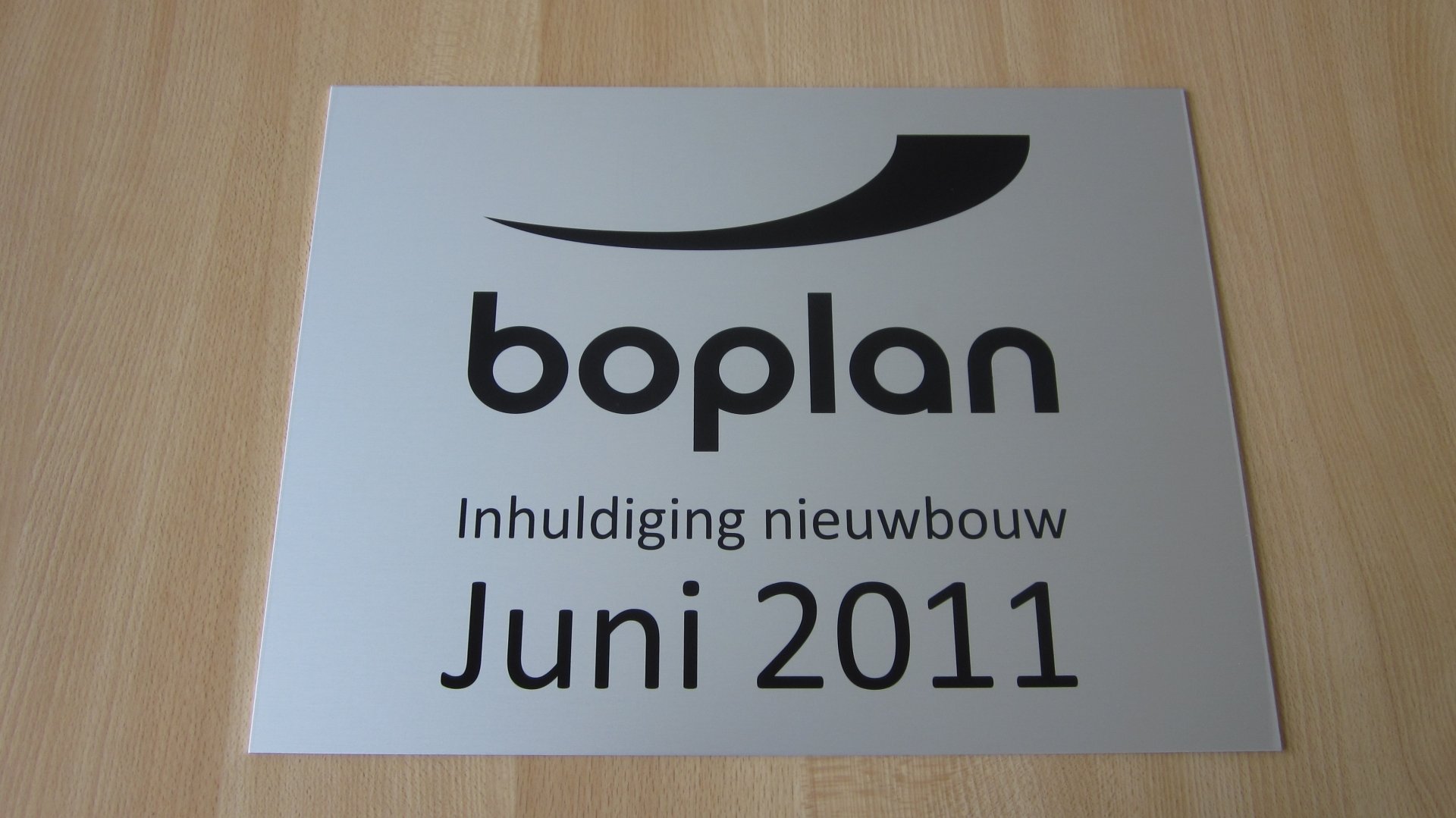 Plaques nominatives en aluminium, AVEC IMPRESSION