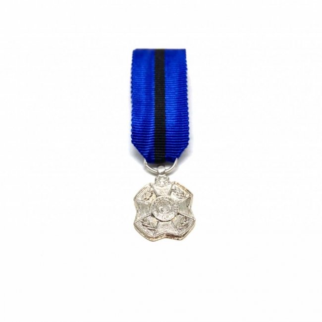 Zilveren Medaille in de Leopold II orde - verkleind model